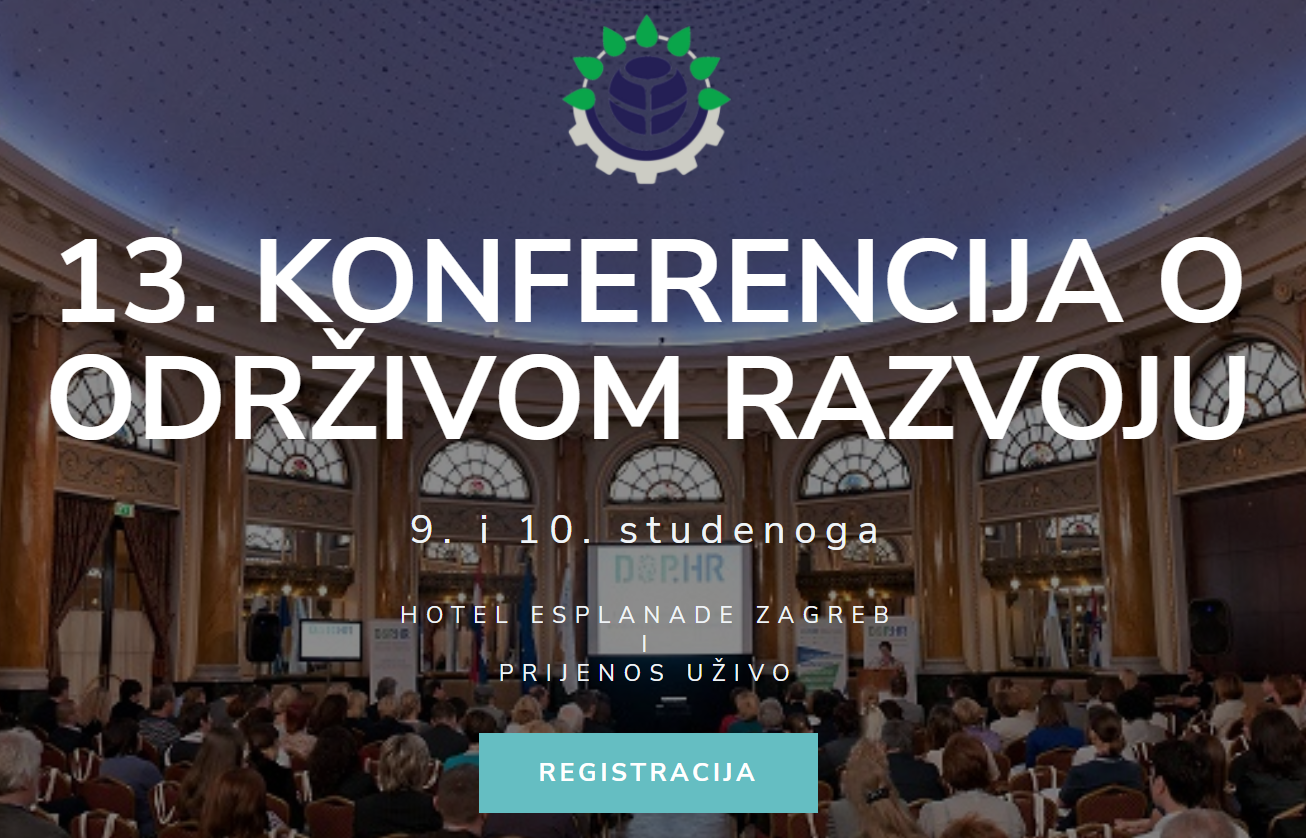 13. KONFERENCIJA O ODRŽIVOM RAZVOJU - REGISTRIRAJTE SE