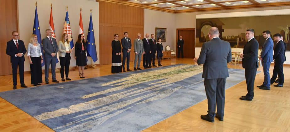 Izaslanstvo HR PSOR-a na prijemu kod predsjednika Republike