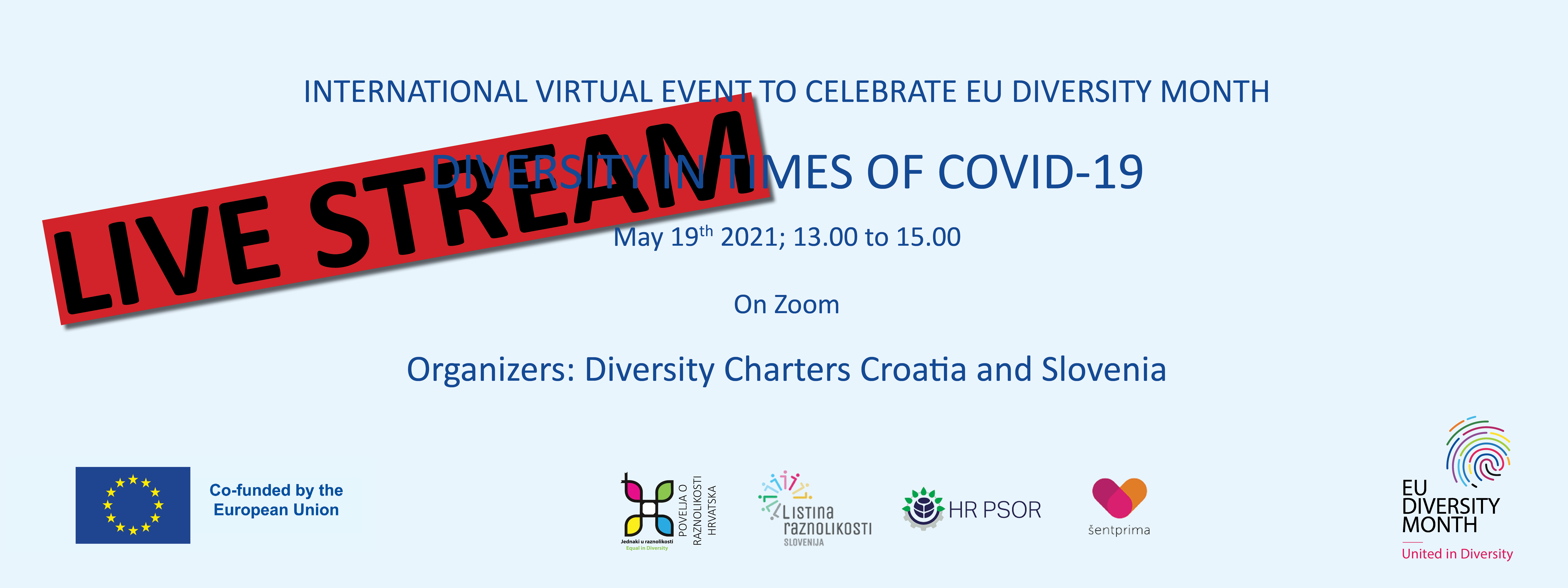 LIVE STREAM - DIVERSITY IN TIMES OF COVID-19