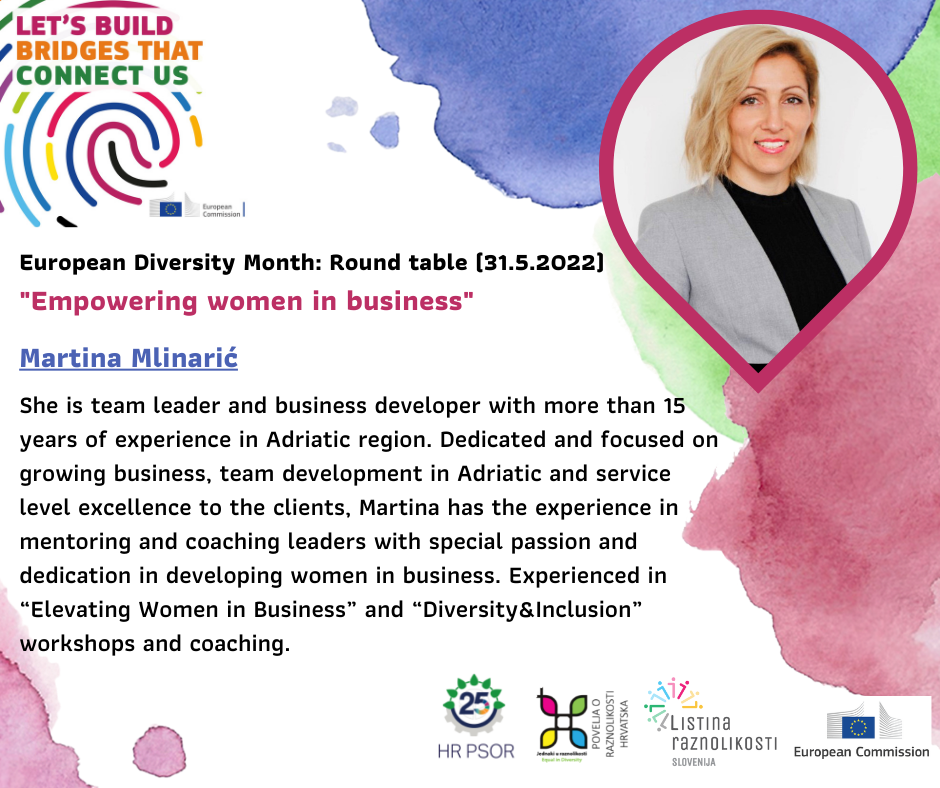 Presenting a spokeswoman on Roundtable “Empowering Women in Business”, May 31th, online, 10:00 – 11:30
