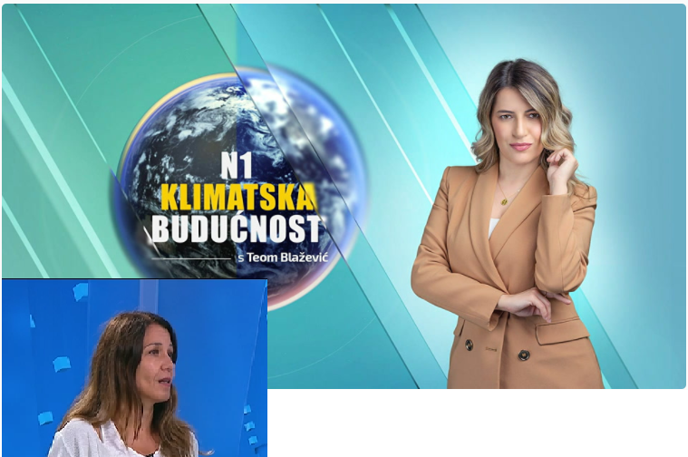 dr. sc. Mirjana Matešić u emisiji KLIMATSKA BUDUĆNOST kod meteorologinje Tee Blažević