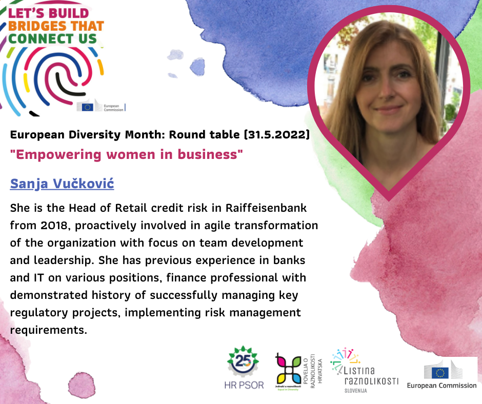 Presenting a spokeswoman on Roundtable “Empowering Women in Business”, May 31th, online, 10:00 – 11:30