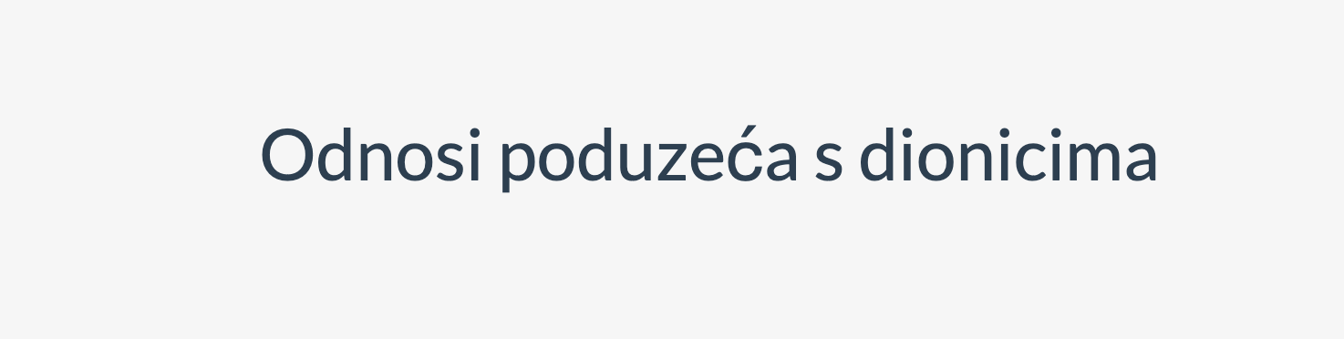Ispunite anketu: Sklad između poduzeća i dionika vodi do održivosti