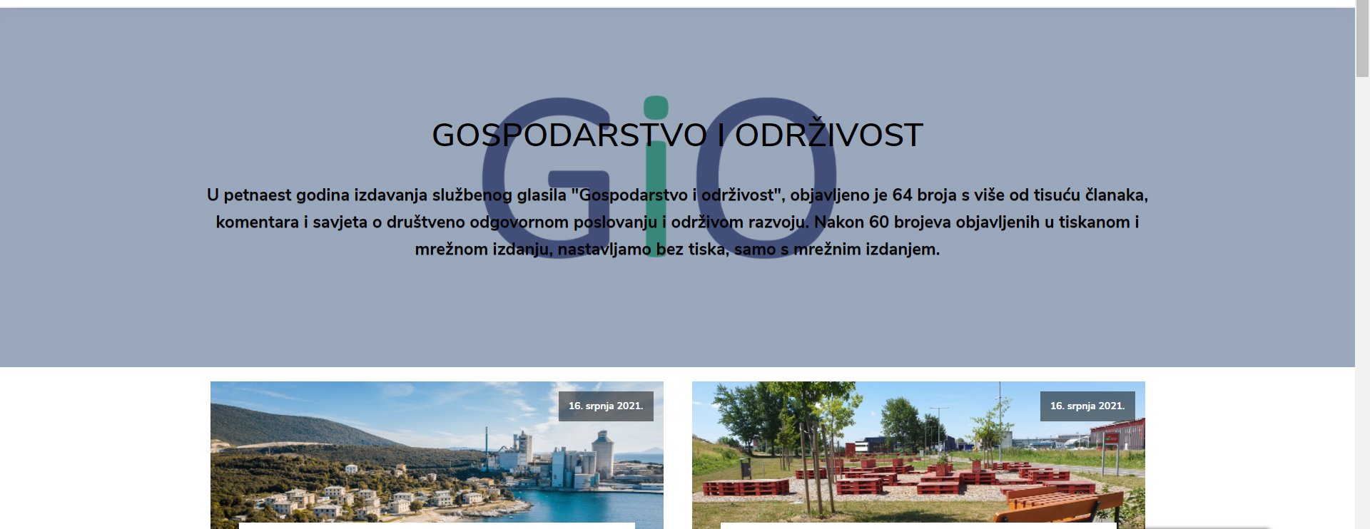 Gospodarstvo i održivost, broj 66
