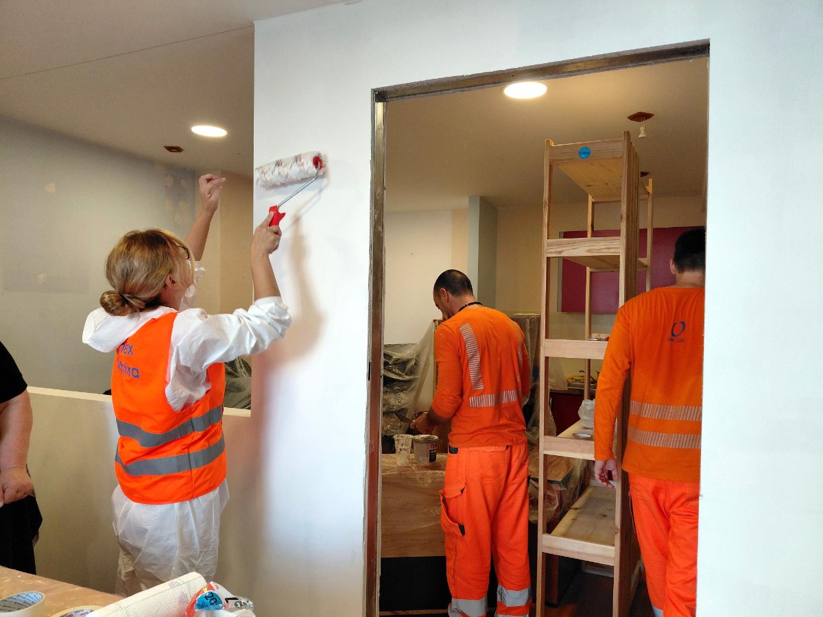 Cemexovi volonteri pomogli obnoviti prostore udruge Moje dijete Solin slika