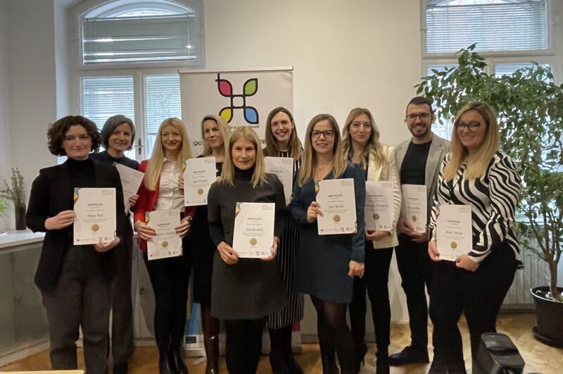 Dodjela diploma za projekt Workplace Inclusion Champion - čestitke svim sudionicima