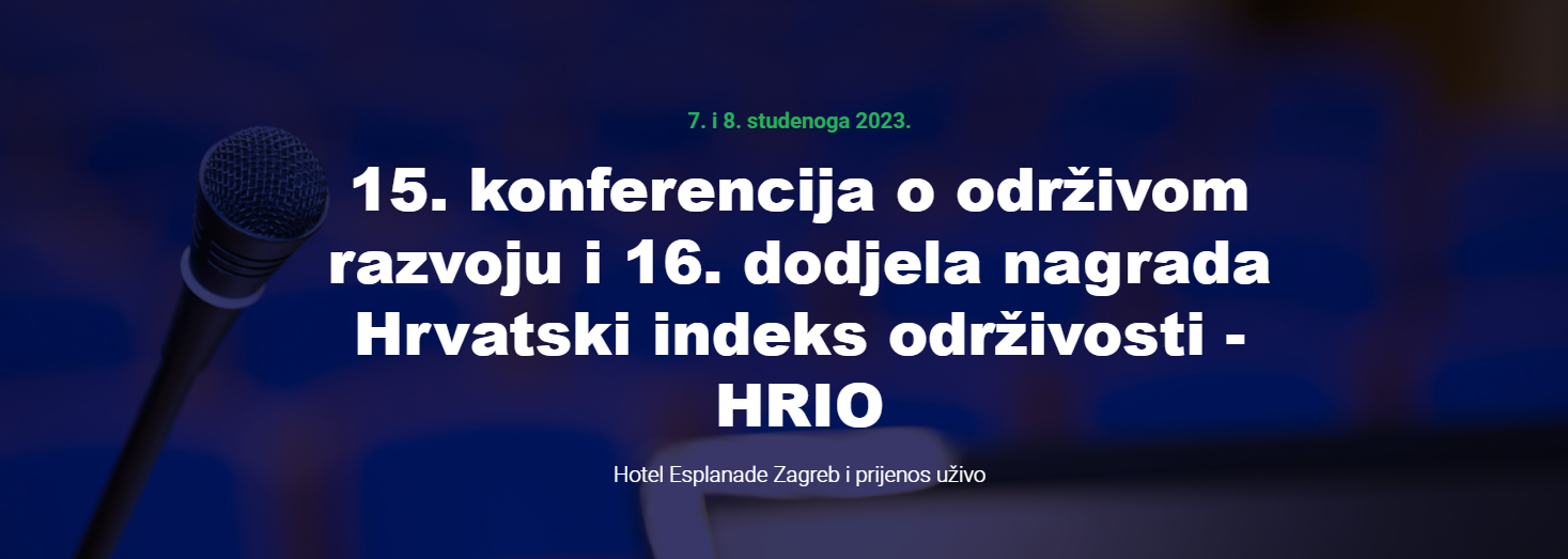 Prijavite se na 15. konferenciju o održivom razvoju