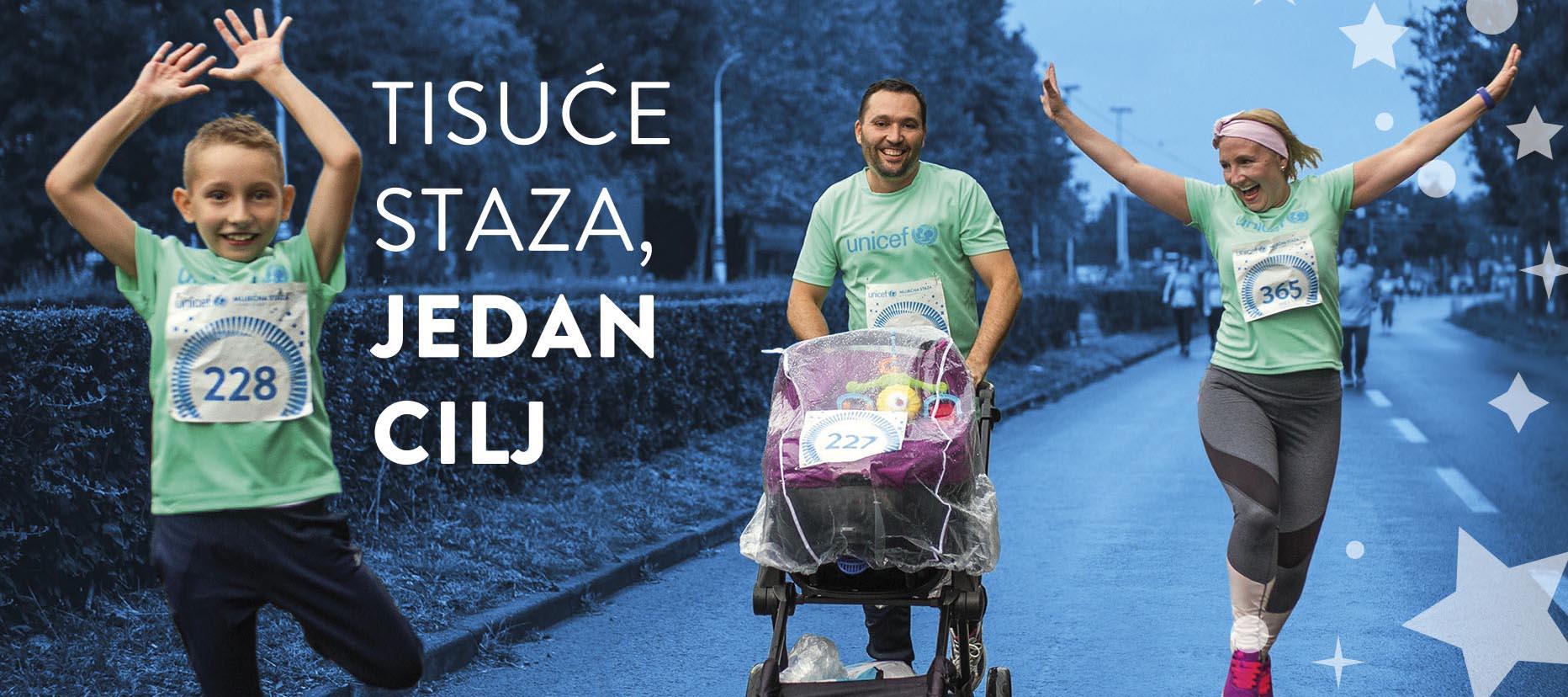 UNICEFOVA UTRKA MLIJEČNA STAZA 2020. - tisuće staza ZA jedan cilj