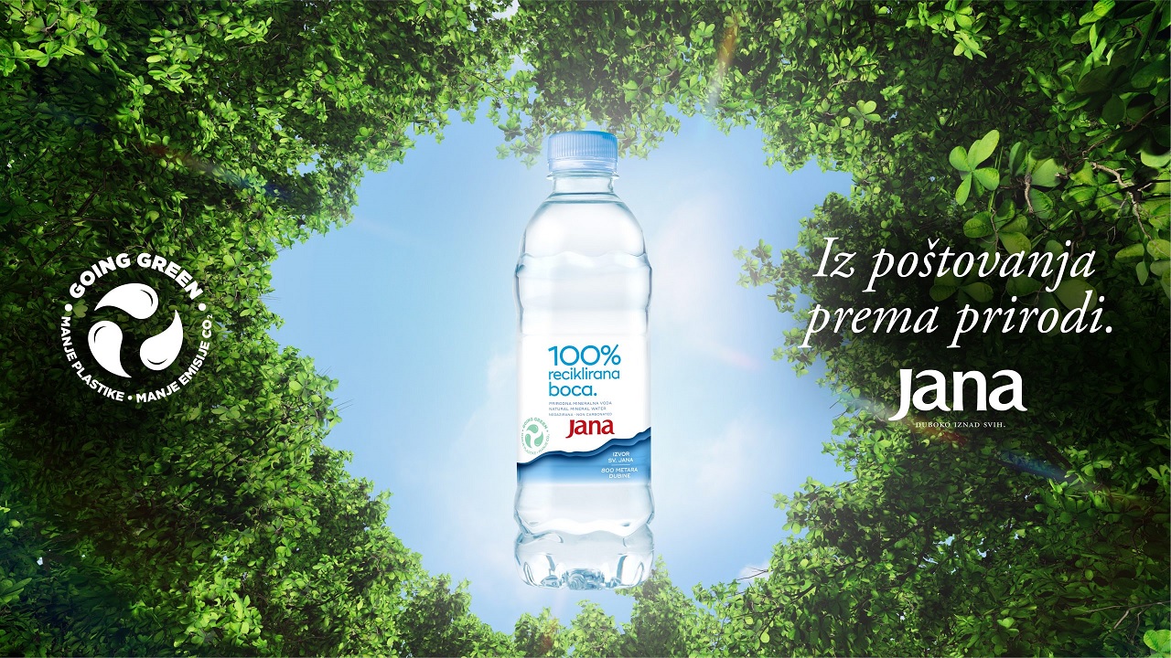 Iz poštovanja prema prirodi: Jana u 100% recikliranoj boci