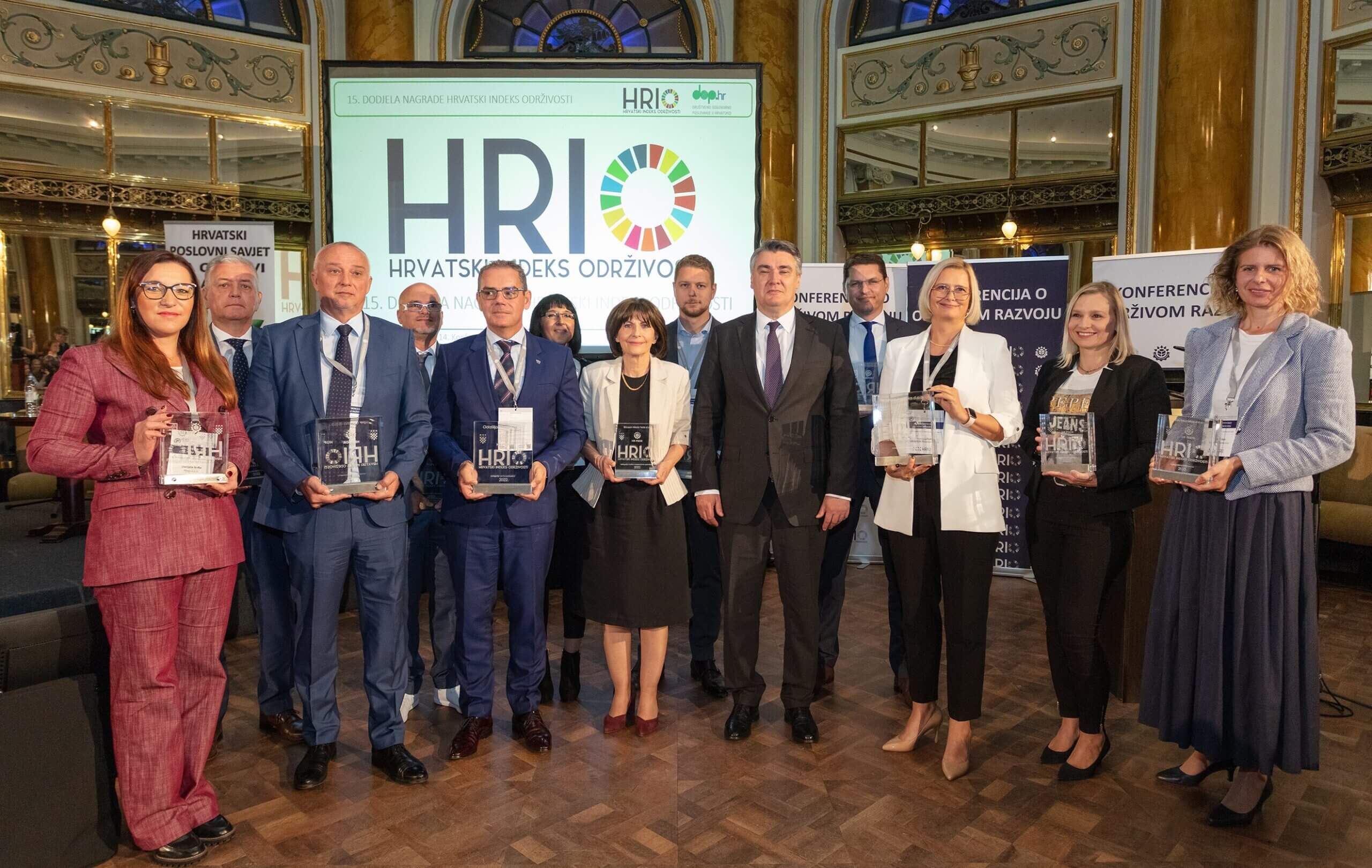 15. put dodijeljene nagrade HRIO u sklopu 14. Konferencije o održivom razvoju